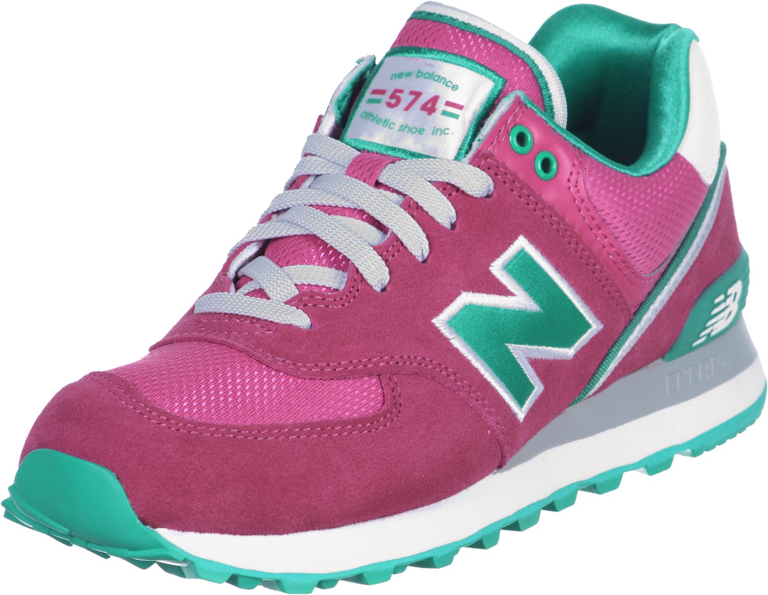 new balance 574 turquoise rose